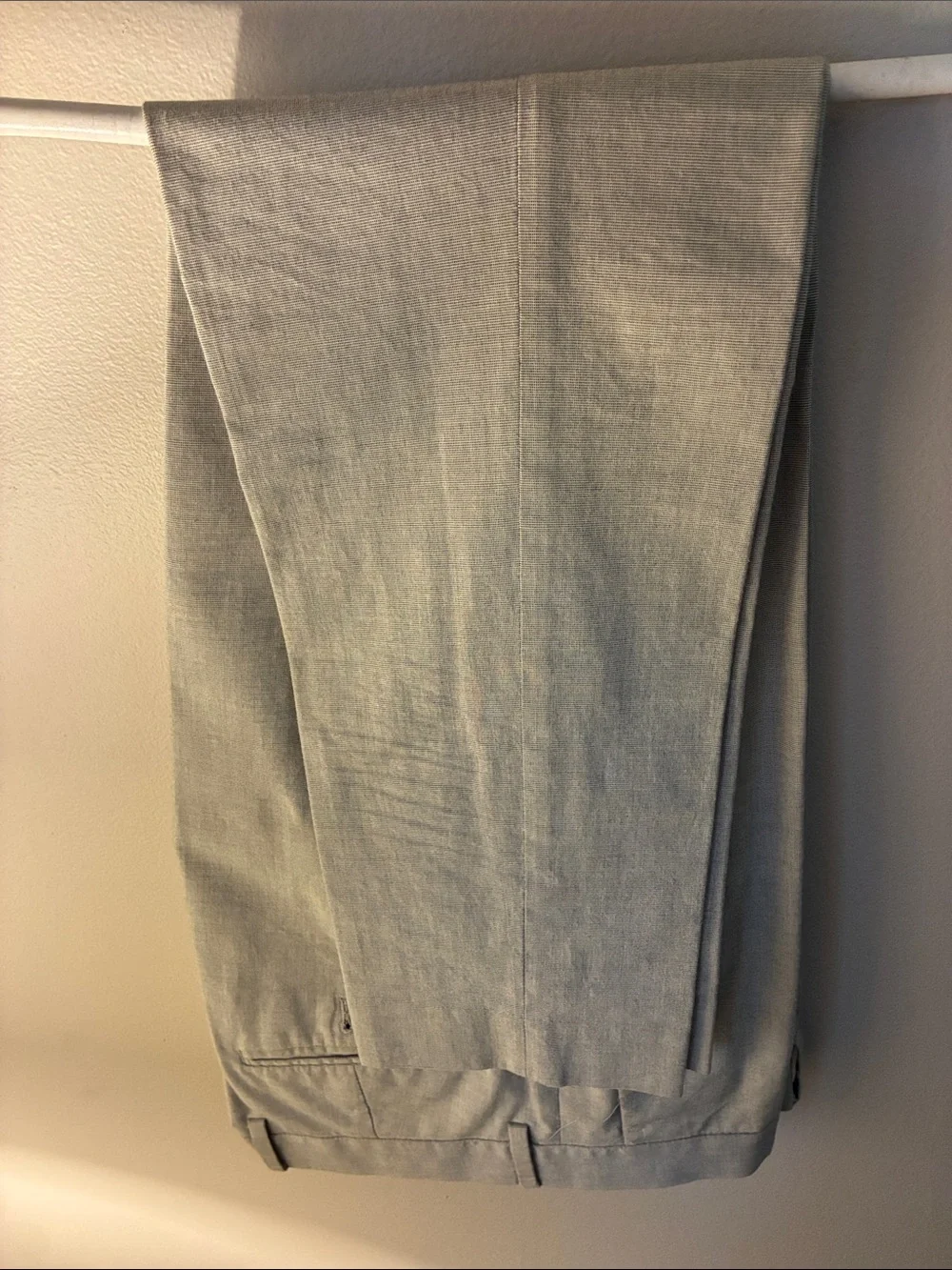 Express Men's Light Gray Dress Trousers